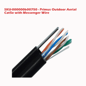 SKU-000000b00750 - Primus Outdoor Aerial Cat5e with Messenger Wire 350MHz 24AWG Brand is Primus MSRP is 0.27 Sale Price is 0.24 Sold Per Foot