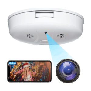 SKU-003999a00719 - Mayycinco Spy Camera Hidden Camera Smoke Detector WiFi 1080P Small Cameras Nanny Cam with Motion Detection,Indoor Camera for Home Security Camera No Audio - Amazon Link Mayycinco ASIN_B0CQRKJ7XX