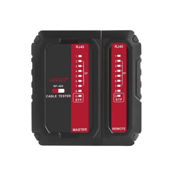 SKU-000999x00697 - Siuke Network Cable Tester NF-466 Network Cable Tester POE Wire Checker Launcher & Receiver UTP & STP Cable Continuity Tester 45/RJ11/R]12/CAT5/CAT6/CAT7 UTP Wire Testing Tool Telephone Network - Amazon Link ASIN_‎B0CQR4BMW3