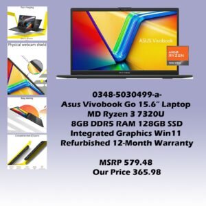 0348-5030499-a-ASUS Vivobook Go 15.6” Laptop Model-E1504FA-AS33 UPC-197105170896 ASIN-B0CWHYV27D